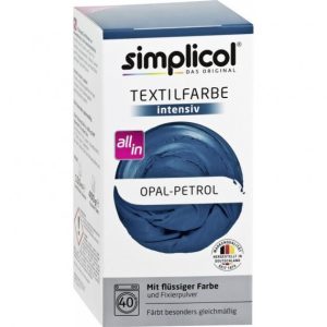 SIMPLICOL Barwnik do tkanin INTENSIV OPAL-PETROL 560g