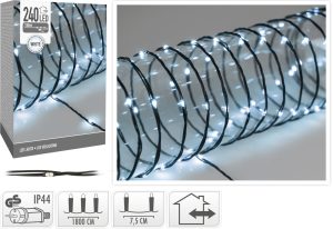 ŁAŃCUCH LED 240 LED BIAŁE 18M