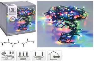 ŁAŃCUCH LED 480L MULTI ZEWNĘTRZNA       36m