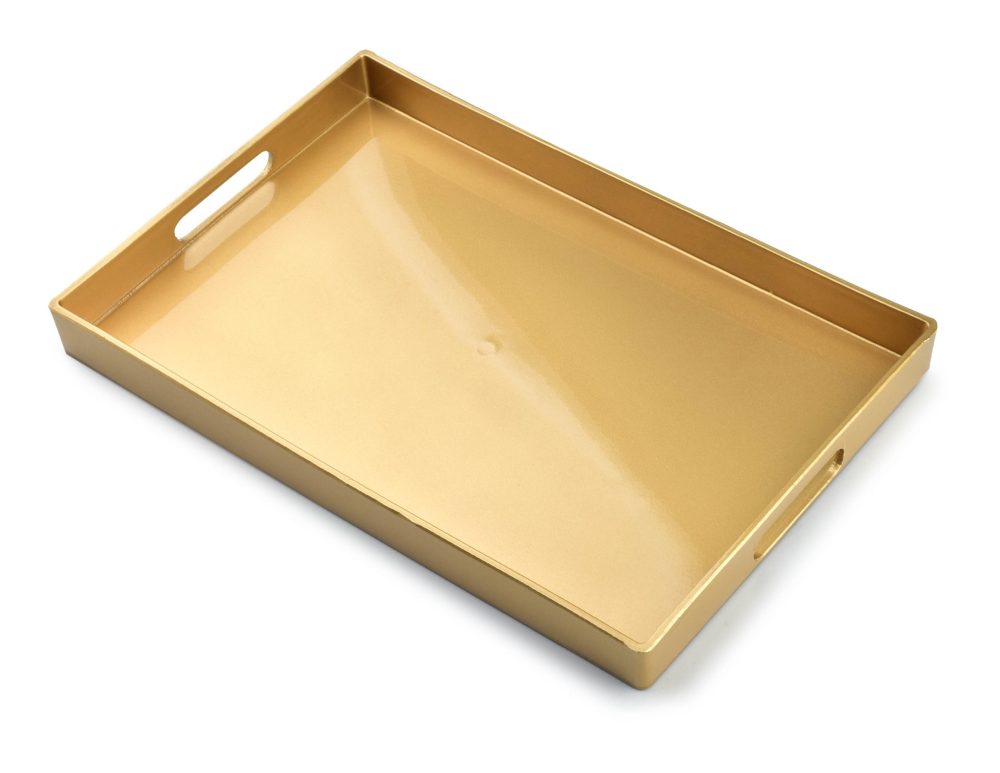 BLANCHE GOLD Taca dekoracyjna           40x26xh3,5cm