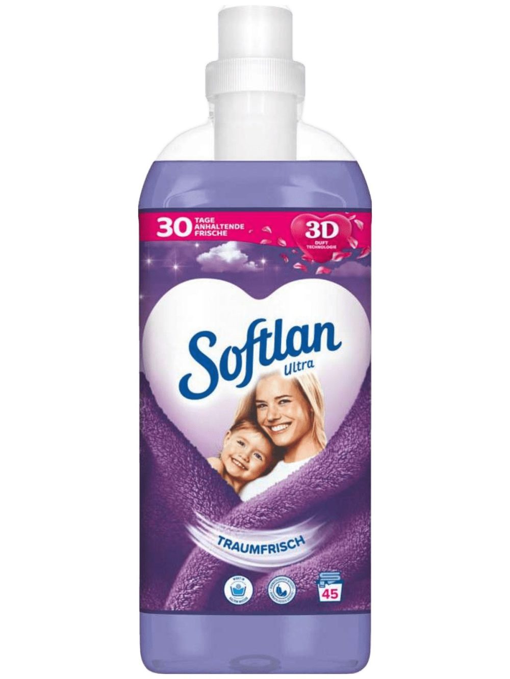 SOFTLAN Płyn do płukania 1L 45p Traumfrisch (fioletowy)