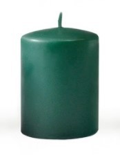 Świeca CLASSIC CANDLES walec XL 8xh20cm zielona