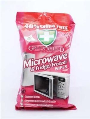 GREEN Chusteczki do lodówek i mikrofali 70szt SHIELD MICRO & FREEZER