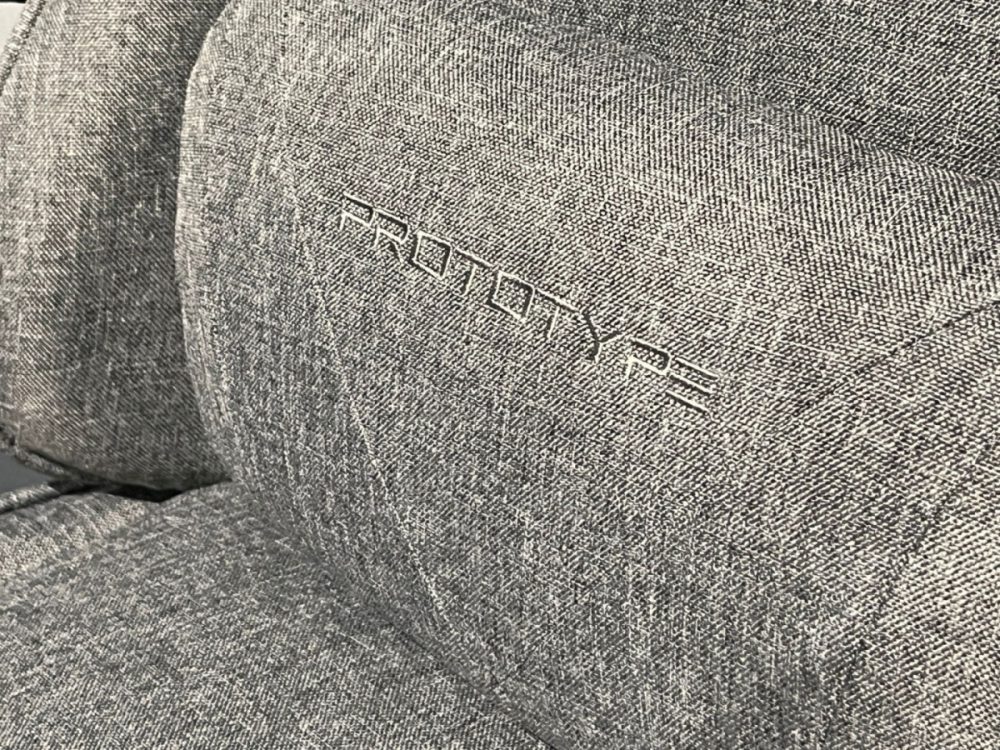 Fotel obrotowy gamingowy HERO GREY STONE FABRIC - obrazek 12