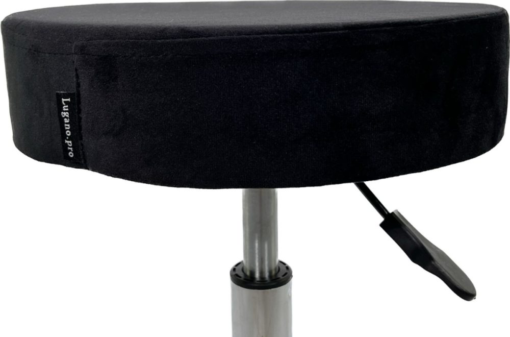 Krzesło obrotowe SIMPLE OFFICE BLACK VELVET - obrazek 4