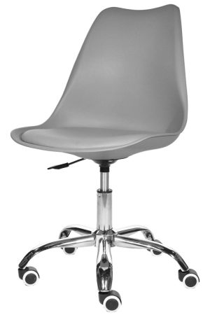 Krzesło obrotowe MONZA OFFICE LIGHT GREY PU