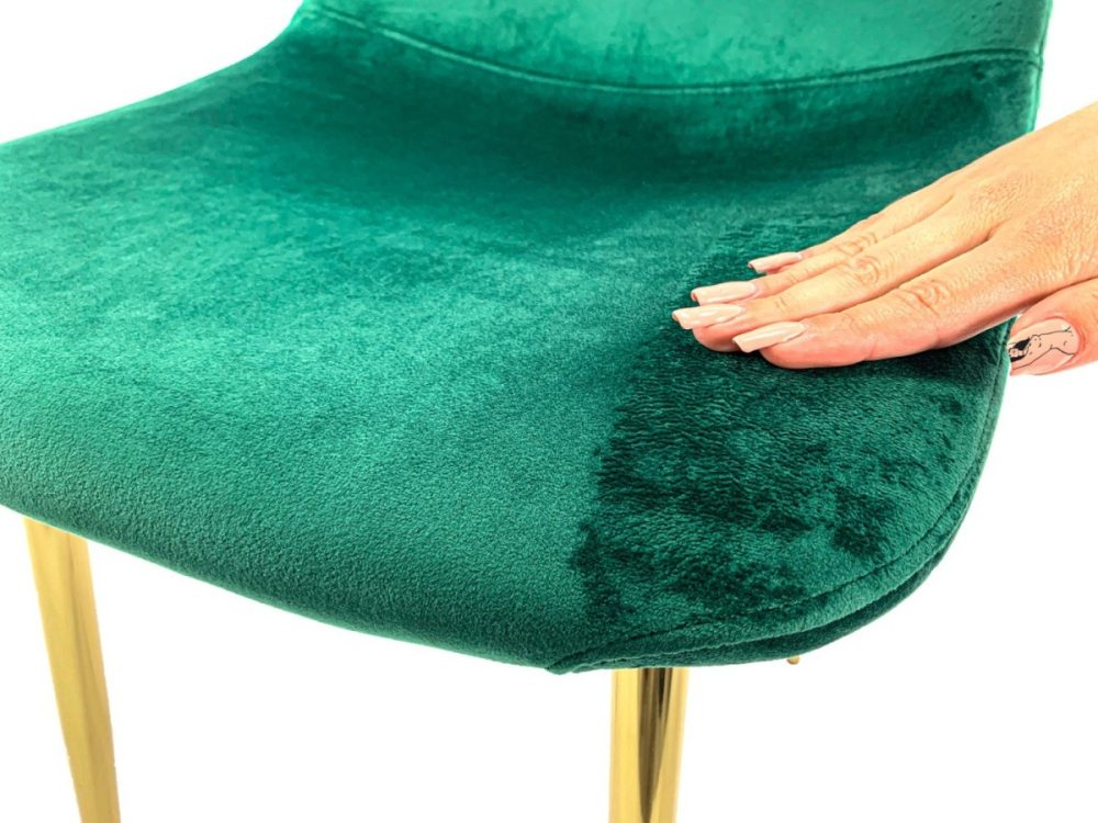 Krzesło tapicerowane GIULIA VELVET GREEN GOLD - obrazek 10