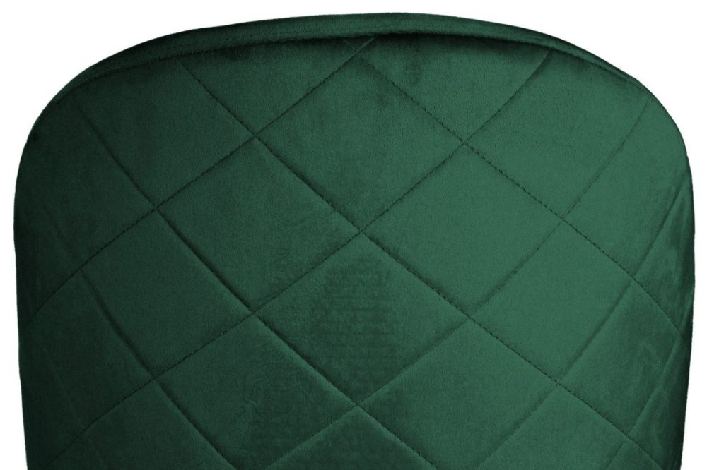 Krzesło tapicerowane GLORIA FOREST VELVET GOLD - obrazek 4