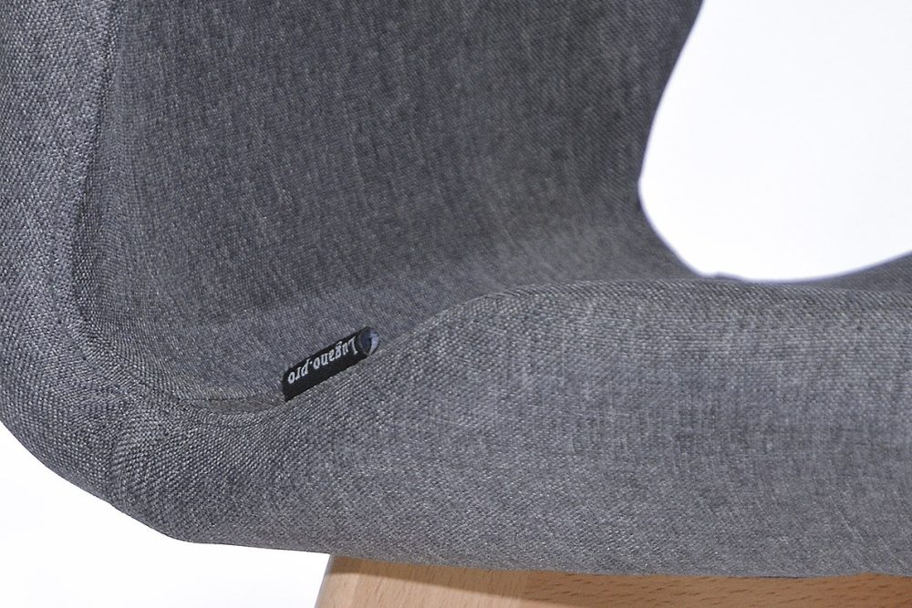 Krzesło tapicerowane SOPHIA FABRIC GREY - obrazek 6