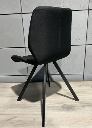 Krzesło tapicerowane SOPHIA TOWER FABRIC BLACK