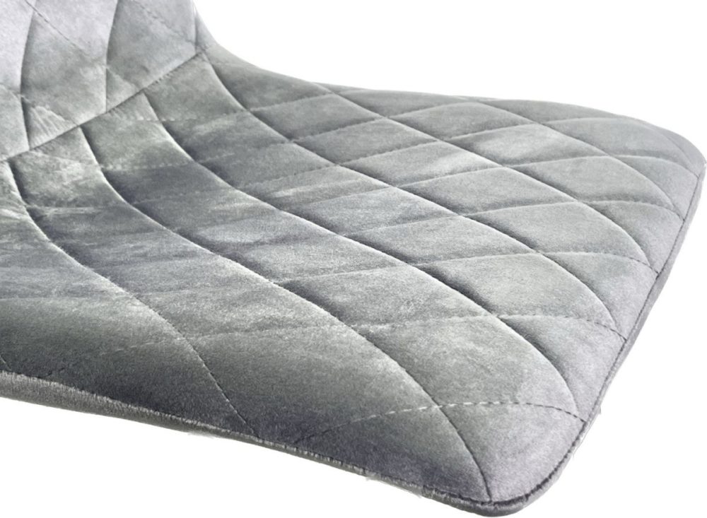 Krzesło tapicerowane SORANO VELVET DARK GREY - obrazek 5