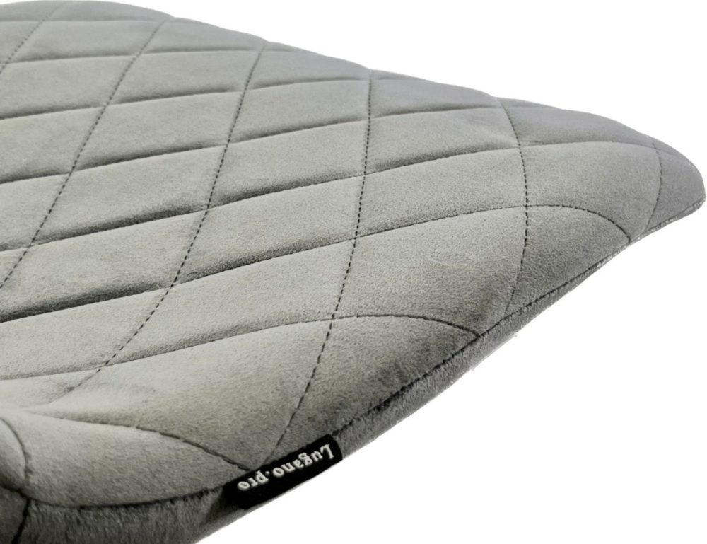 Krzesło tapicerowane SORANO VELVET DARK GREY - obrazek 6